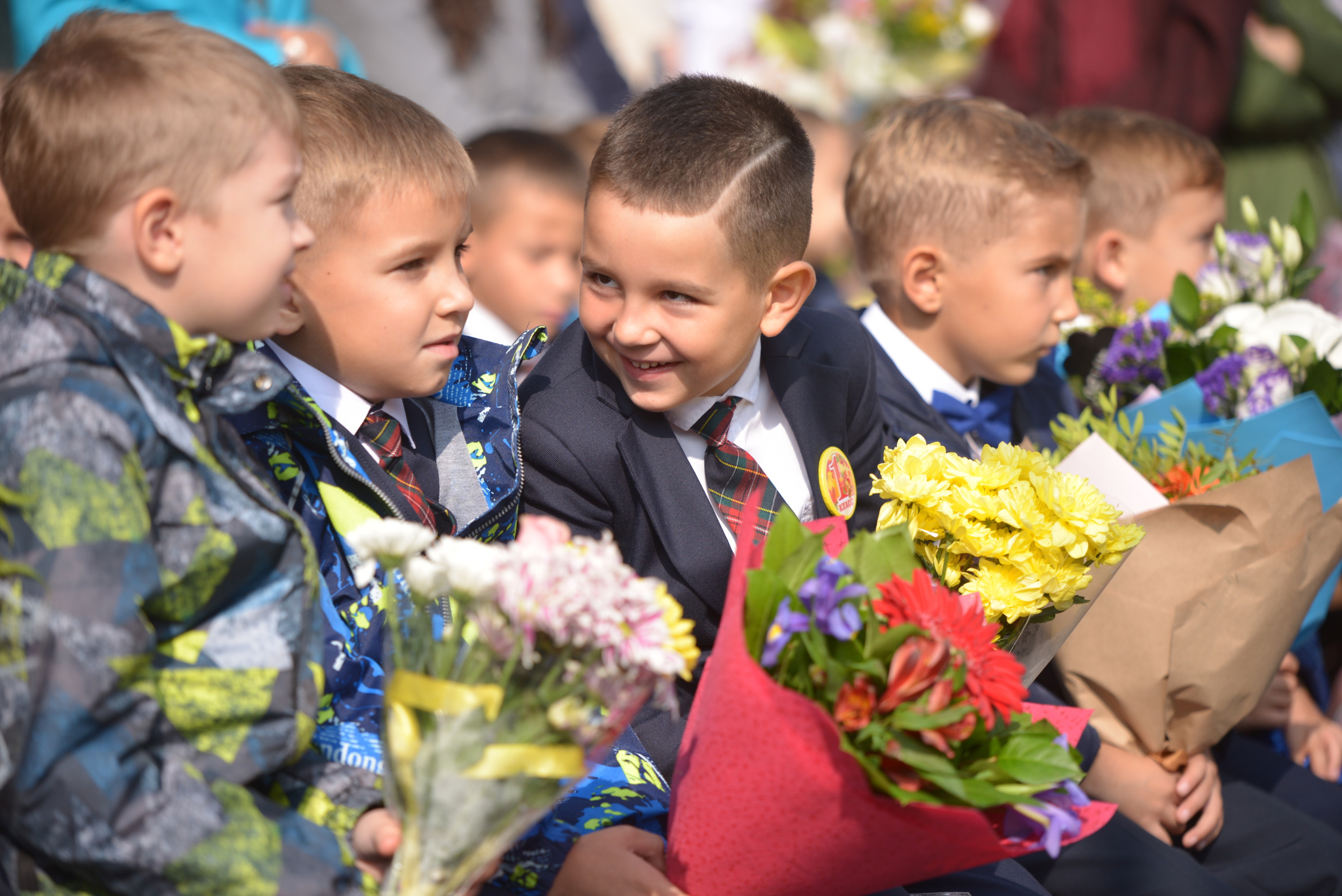 Общее фото первоклассников