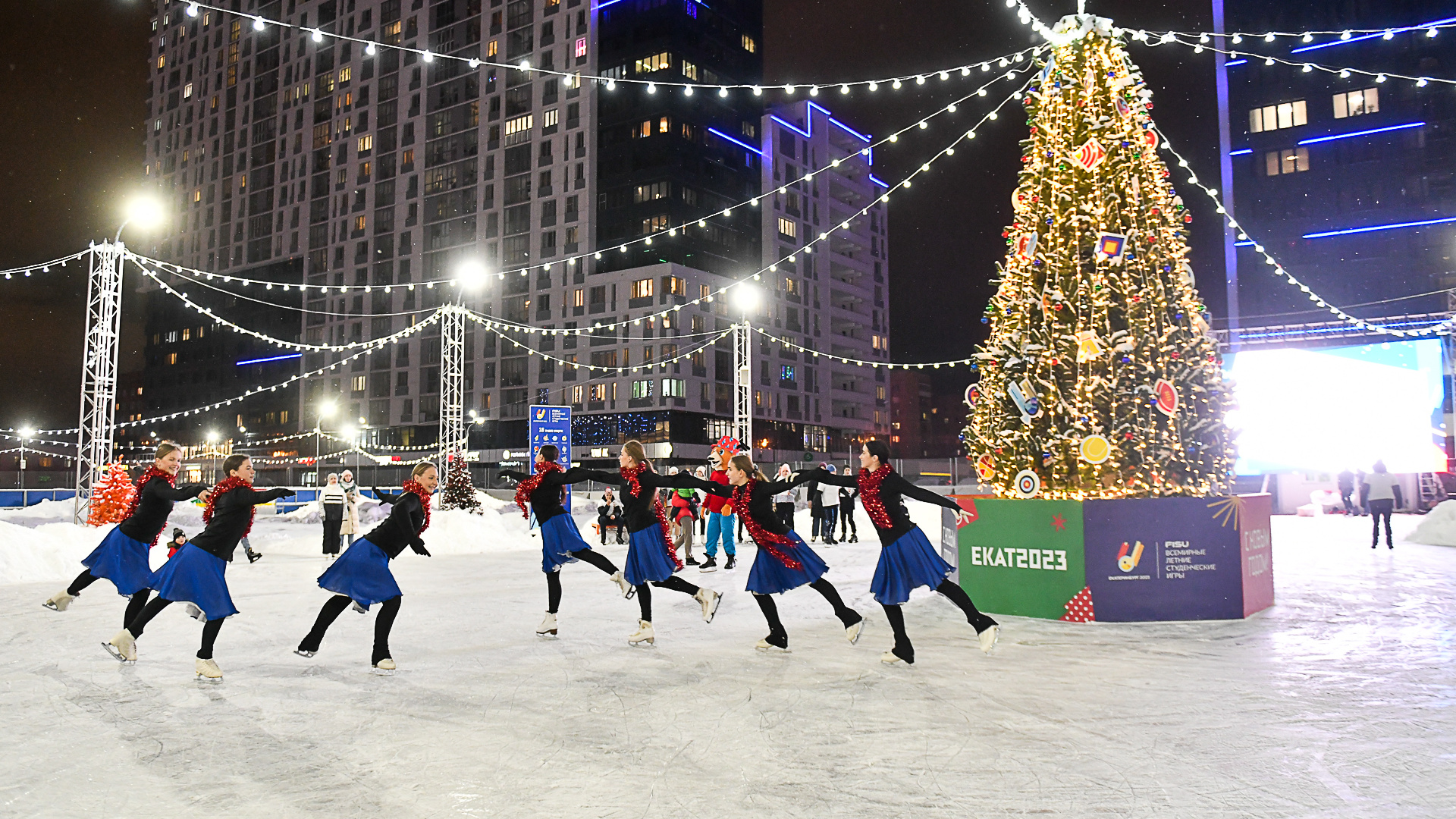 Все на лед! Где покататься на коньках в Екатеринбурге: карта главных катков