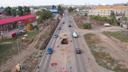 Самарец снял на видео огромную яму посреди Заводского шоссе