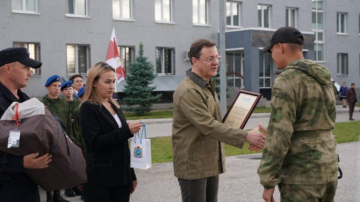 В Самарской области наградили росгвардейцев, вернувшихся со спецоперации на Украине