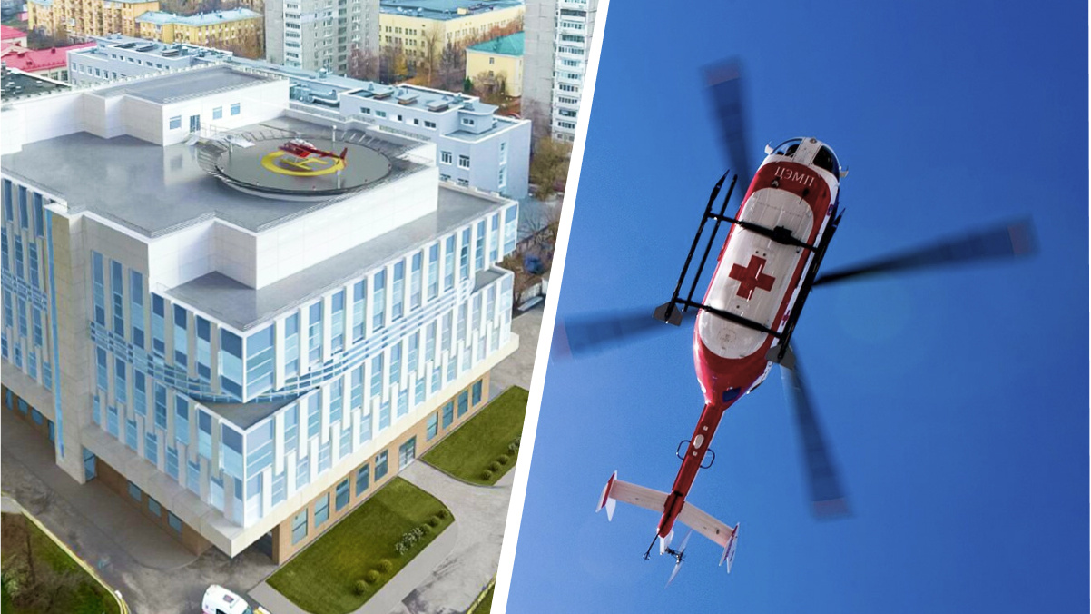Вертолет будет садиться на крышу. В Боткинской больнице скоро откроют новый корпус скорой помощи