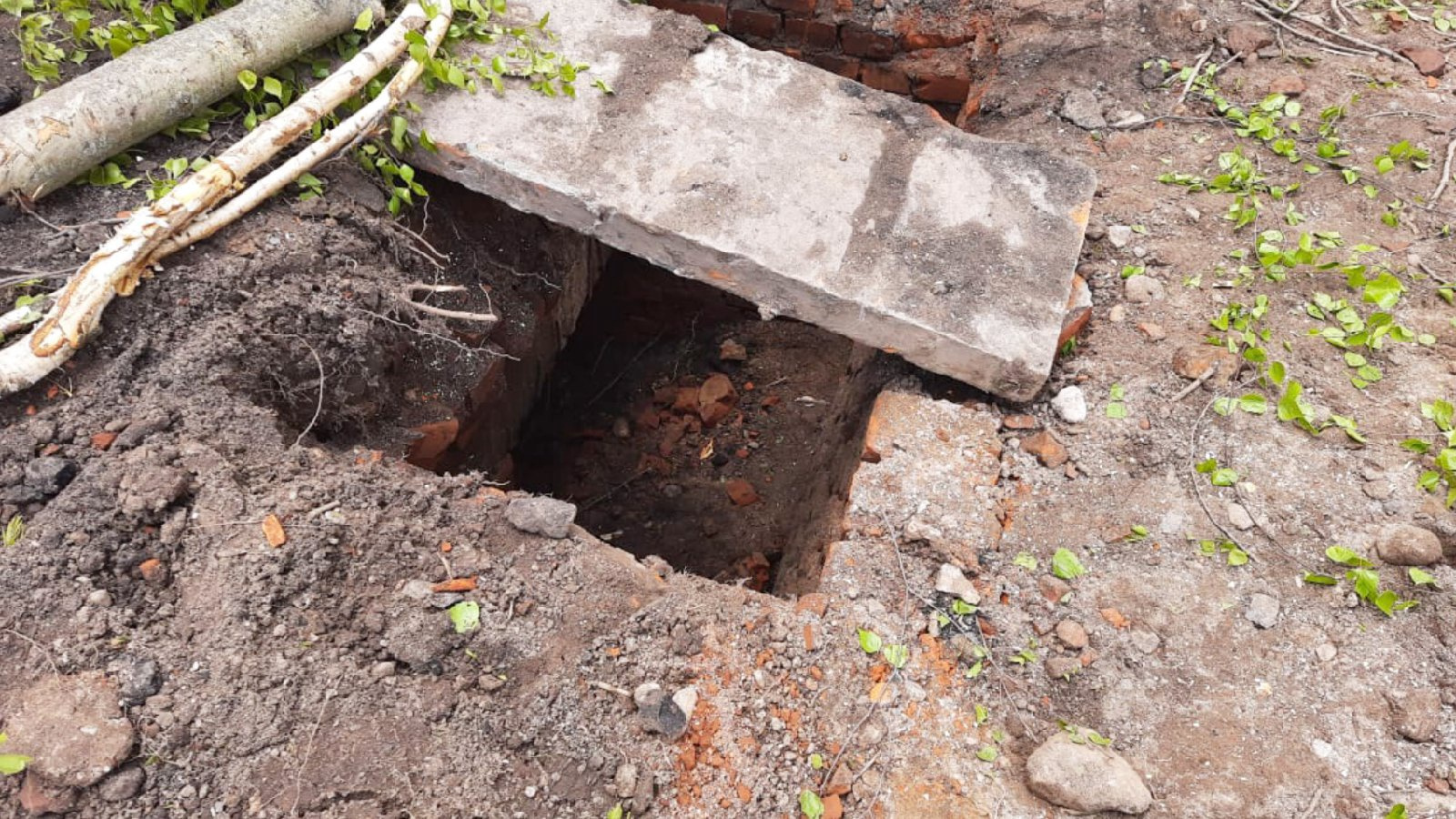 Находку обнаружили во время благоустройства двора Находку обнаружили во время благоустройства двора