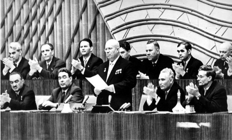 Никита Хрущёв на XX съезде ЦК КПСС, 25 февраля 1956