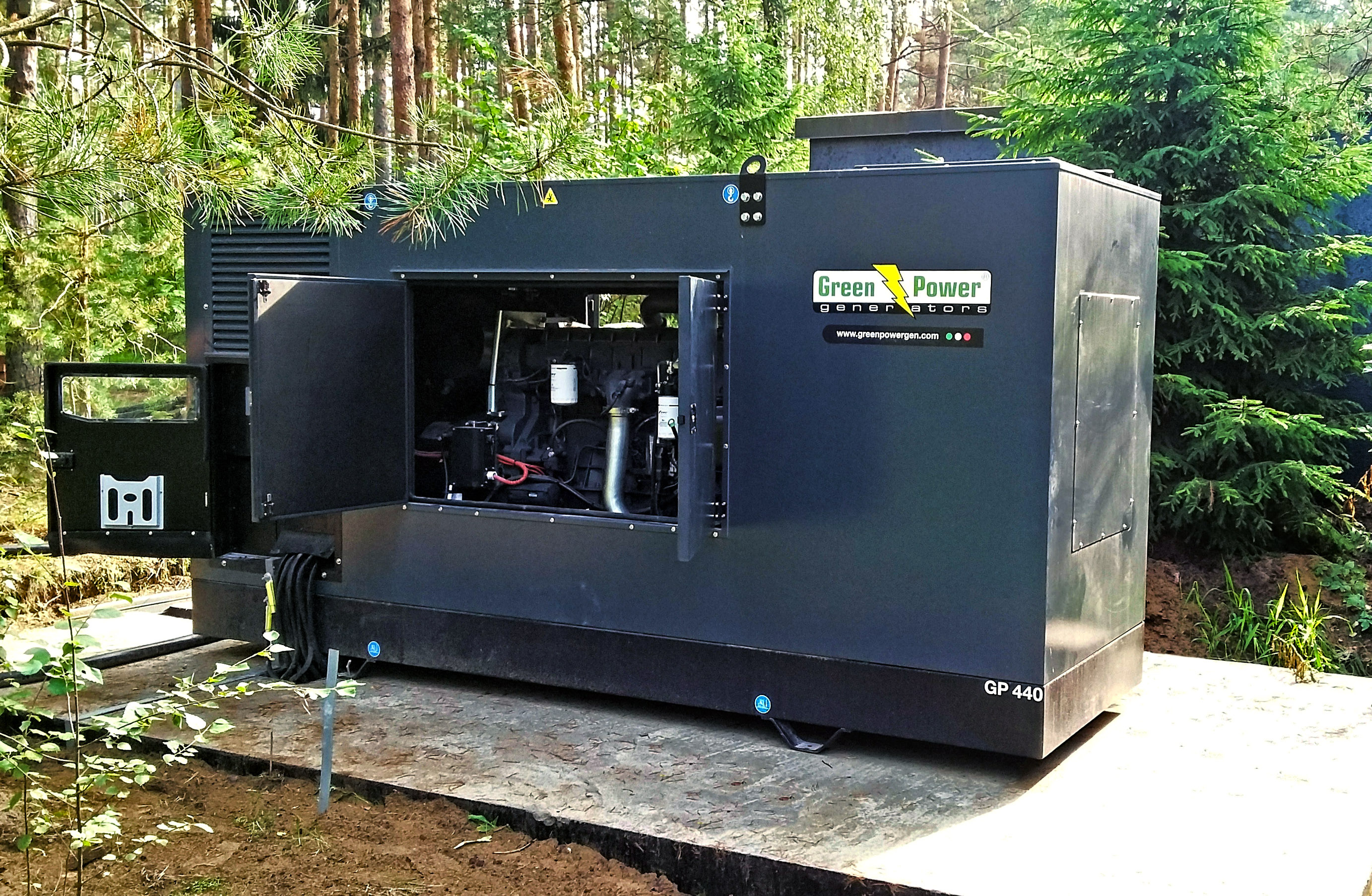 Дизель-генератор мощностью <nobr class="_">400 кВт</nobr> для коттеджа