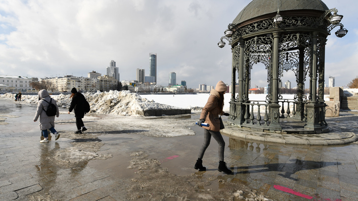 В начале февраля в Екатеринбурге потеплеет почти до ноля градусов