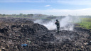 В Новосибирске возбудили уголовное дело после жалоб на мусорный полигон — фотографии с тления свалки