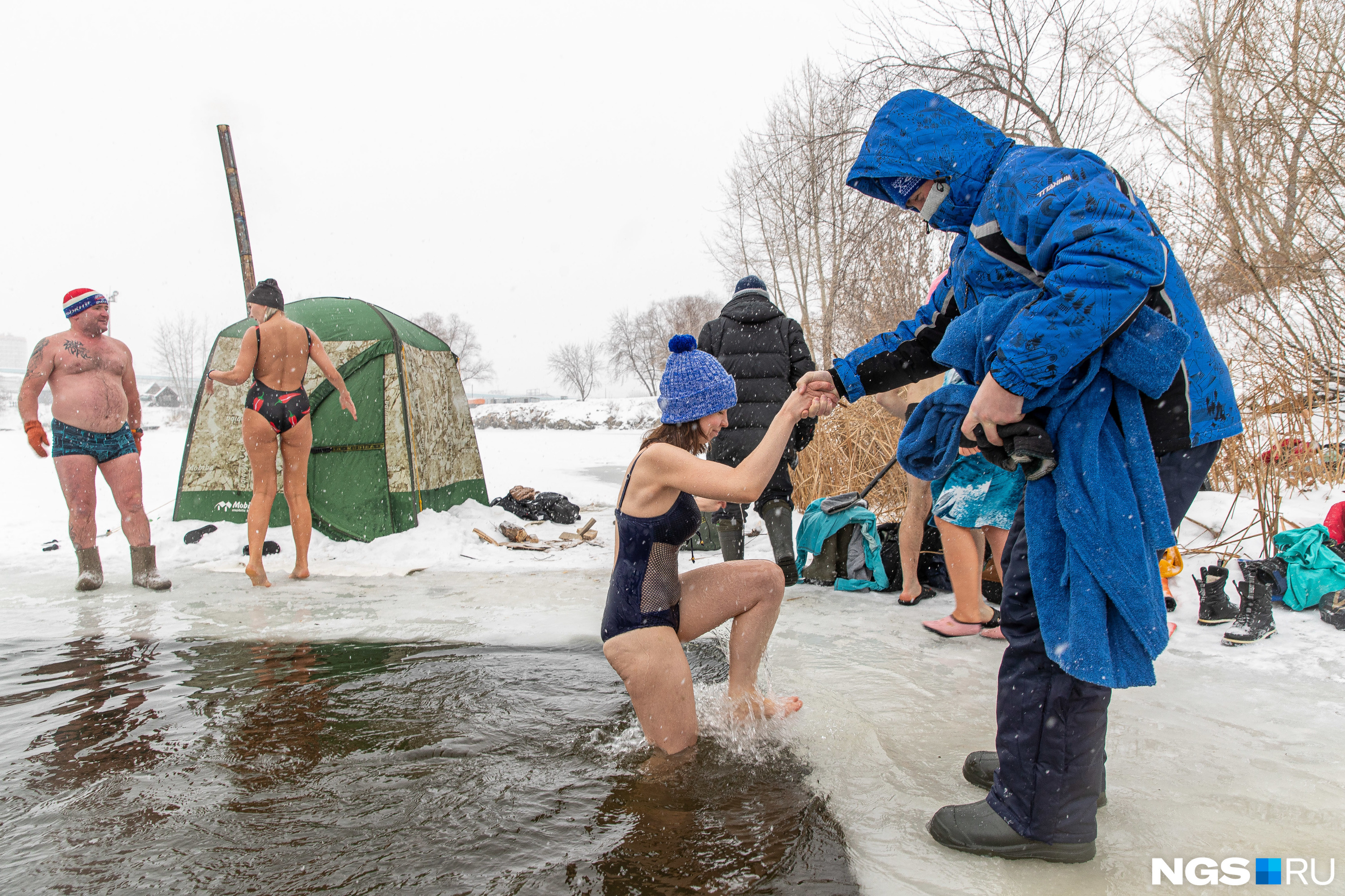 Любителей купания