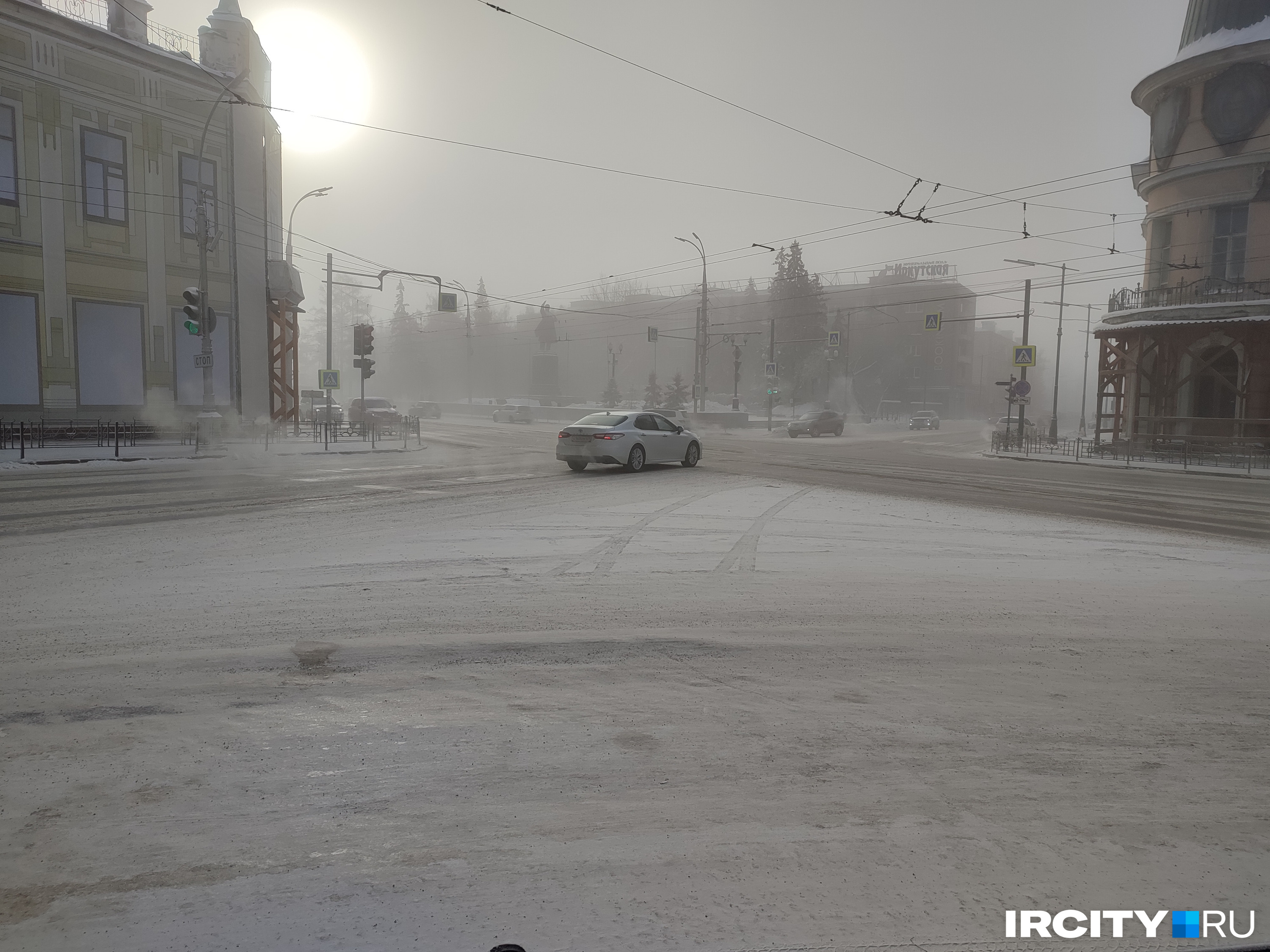 В центре Иркутска сегодня днем было тихо