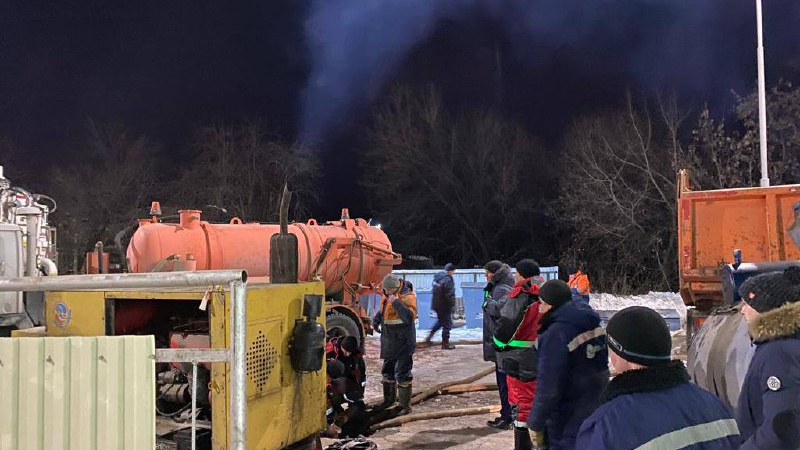 Большая коммунальная авария в Уфе: на важном участке трубопровода водоснабжения произошел прорыв