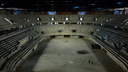 Летаем над гигантской стройкой: как сейчас выглядит изнутри ледовая арена в Екатеринбурге