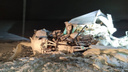 На трассе в Курганской области столкнулись две<nobr class="_"> фуры</nobr>, погиб водитель