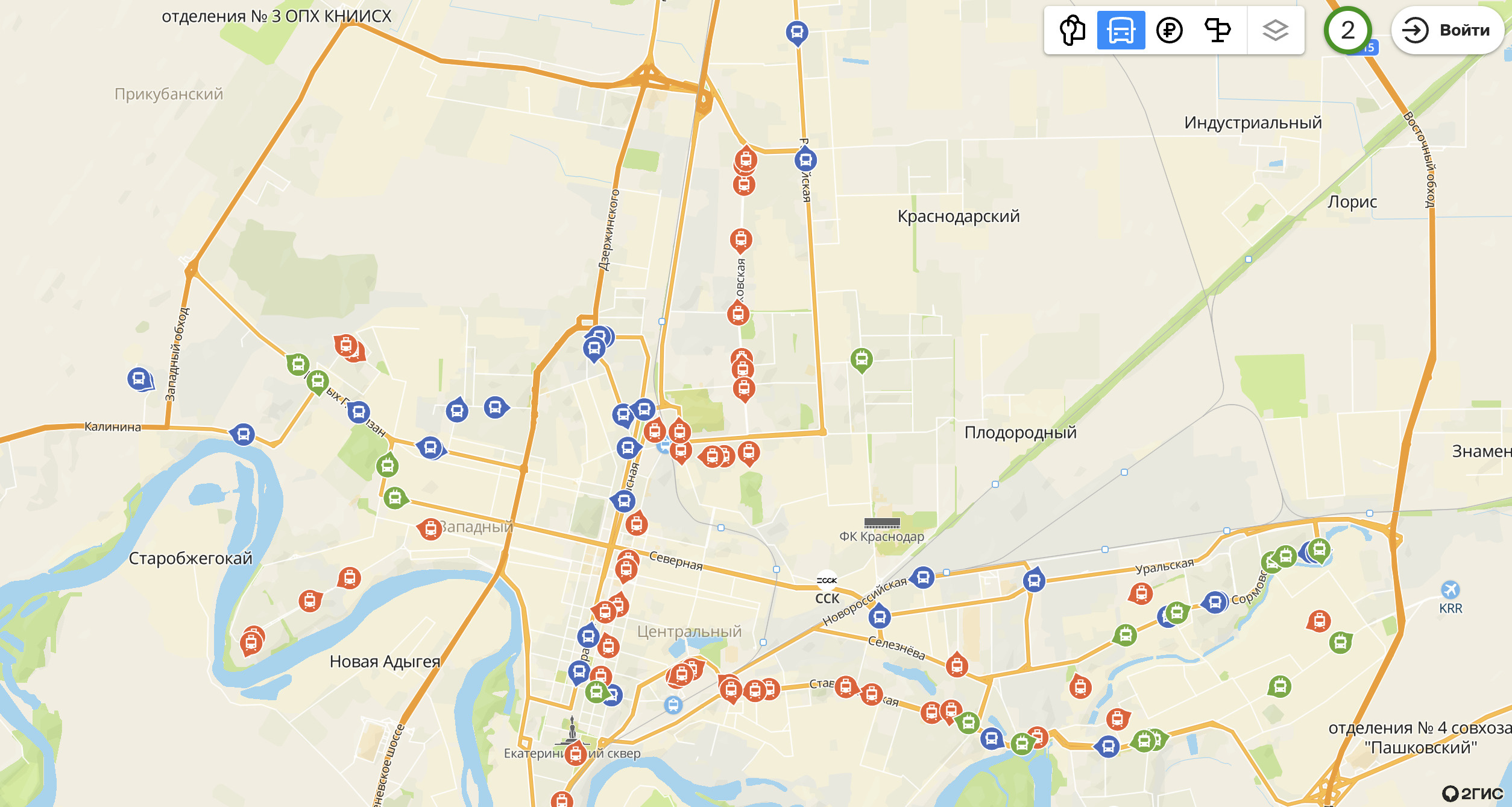 Карта в стоп листе в общественном транспорте краснодар