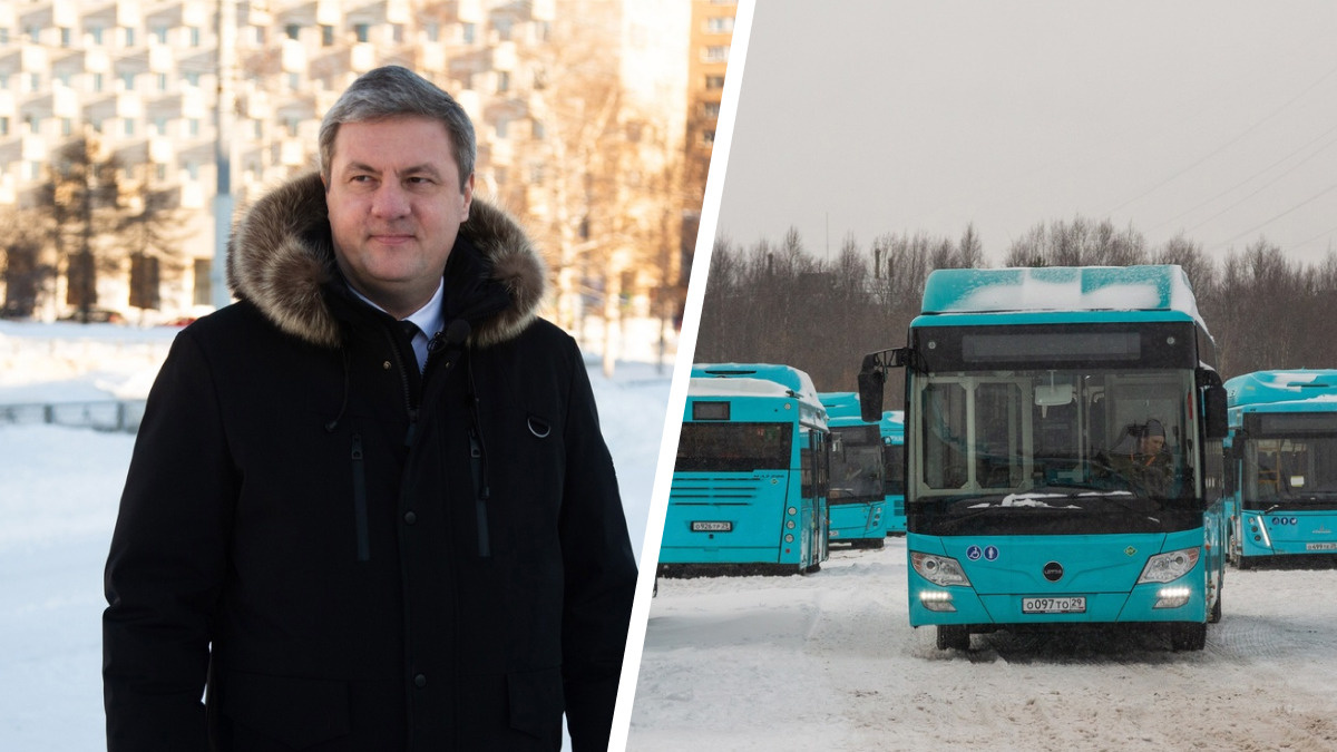 Глава Архангельска собрался проехать по городу в новых автобусах