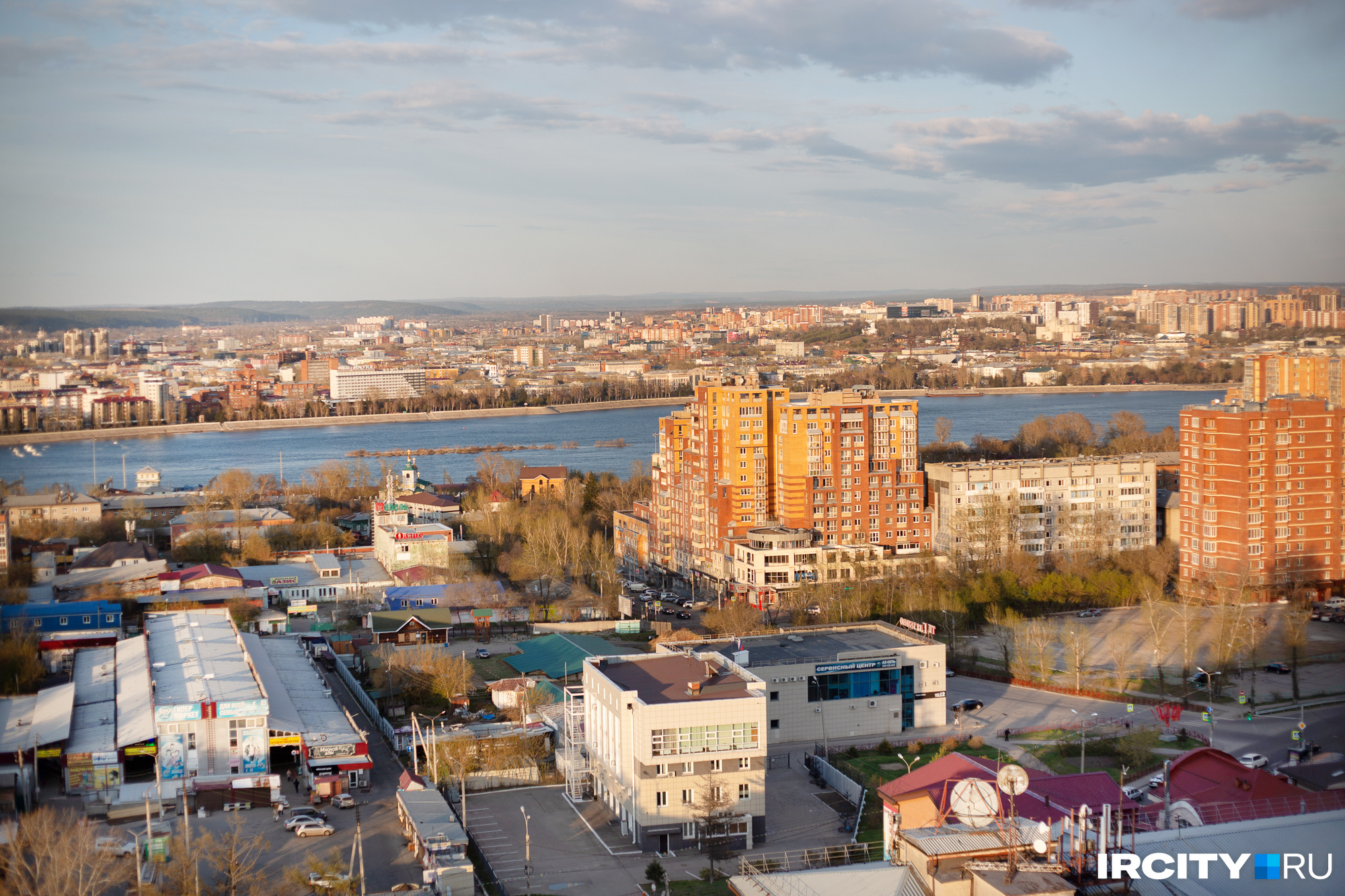 Левый берег иркутск