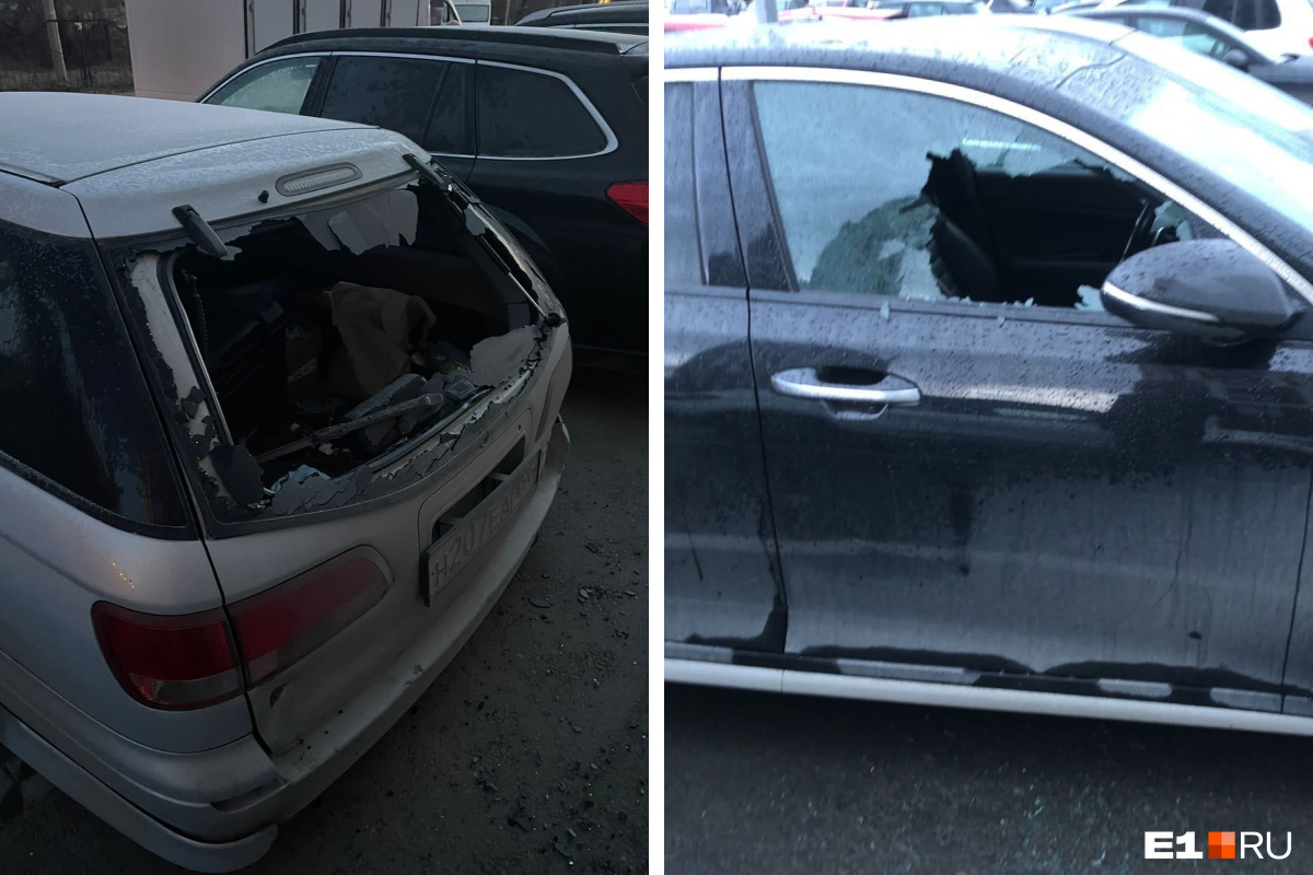 «Всё произошло за 29 секунд»: в Екатеринбурге на парковке ЖК обчистили пять автомобилей