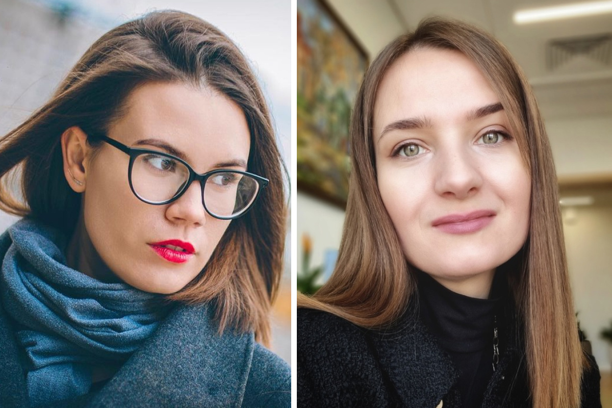 Слева направо: Елена Голова, Юлия Петрова Слева направо: Елена Голова, Юлия Петрова