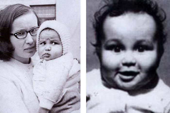 Эти кадры сделали в начале 1970-х: именно так тогда выглядели маленький Гриша и его мама
