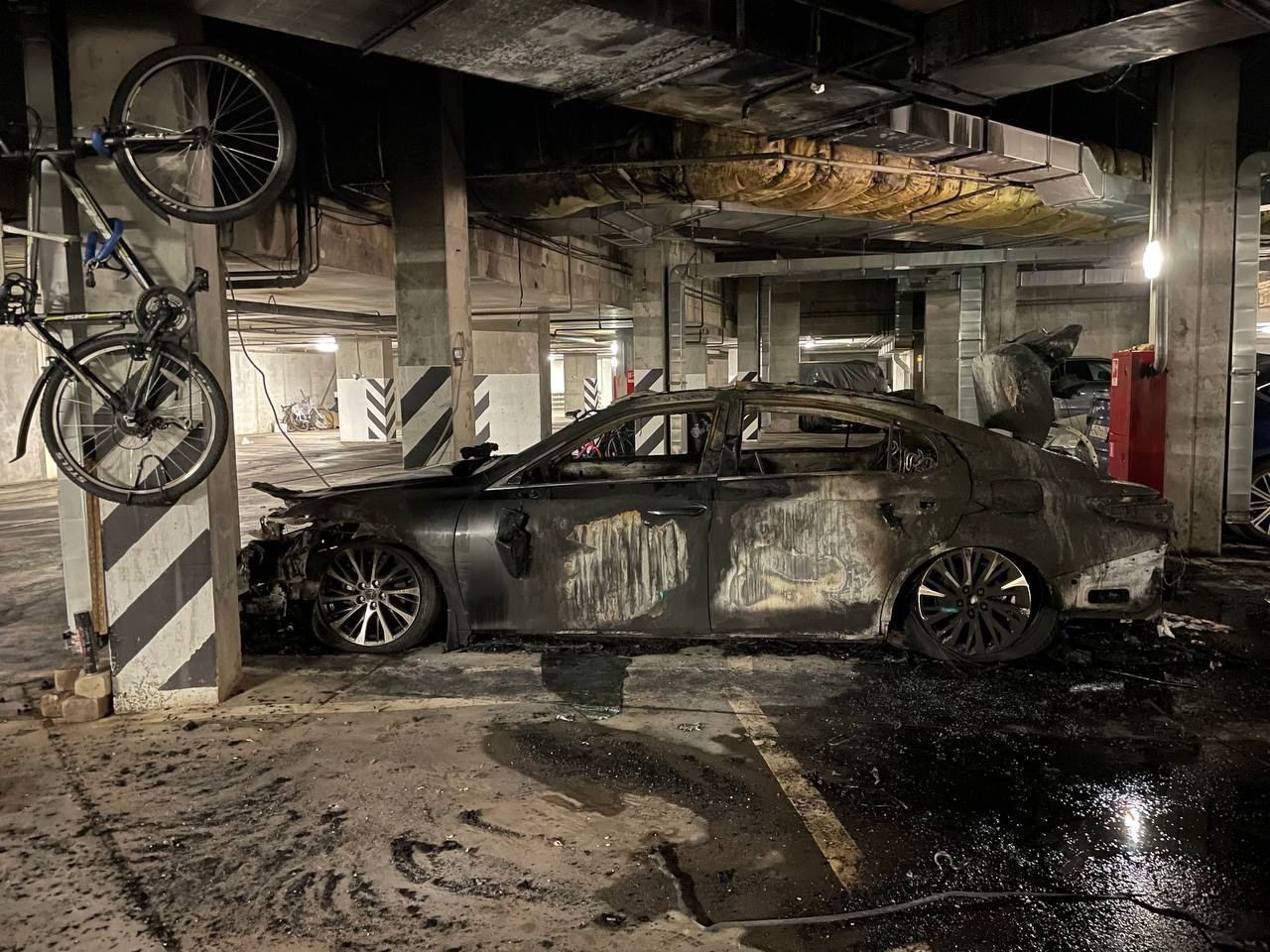 Эпицентр взрыва был в Lexus