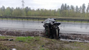 Гнал по мокрой дороге? В Самарской области водитель иномарки разбился насмерть в ДТП