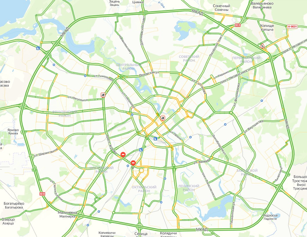 Планировка Минска Планировка Минска
