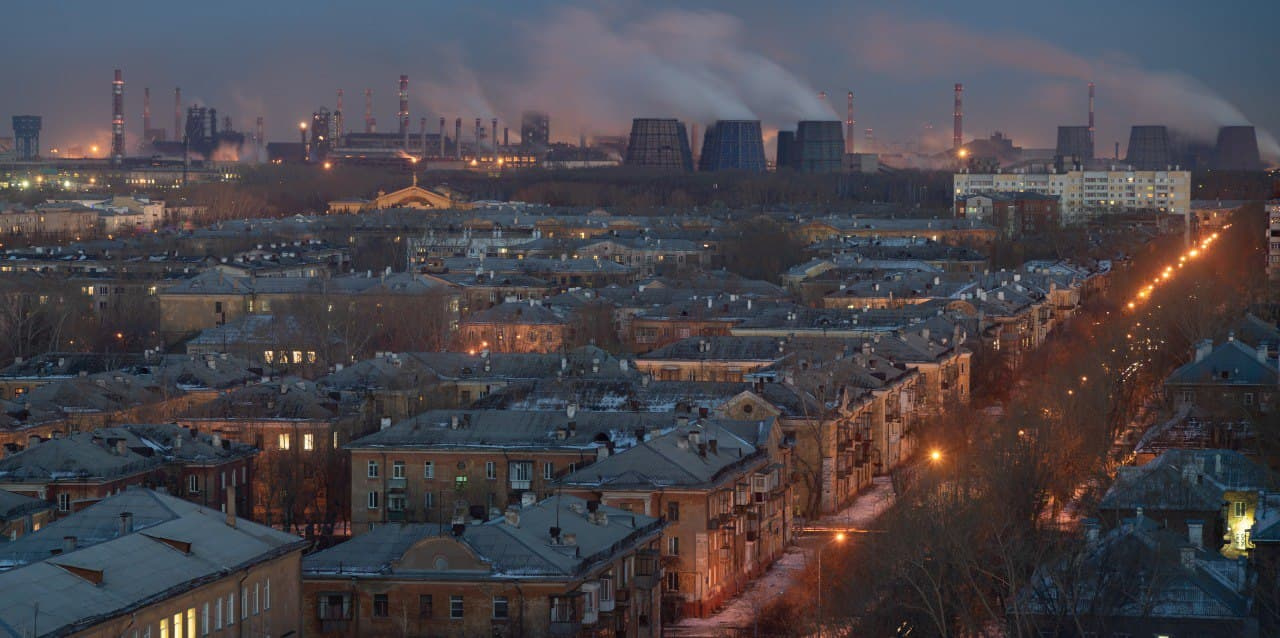 Вид на Челябинск. Арсений любит фотографировать с высоких точек