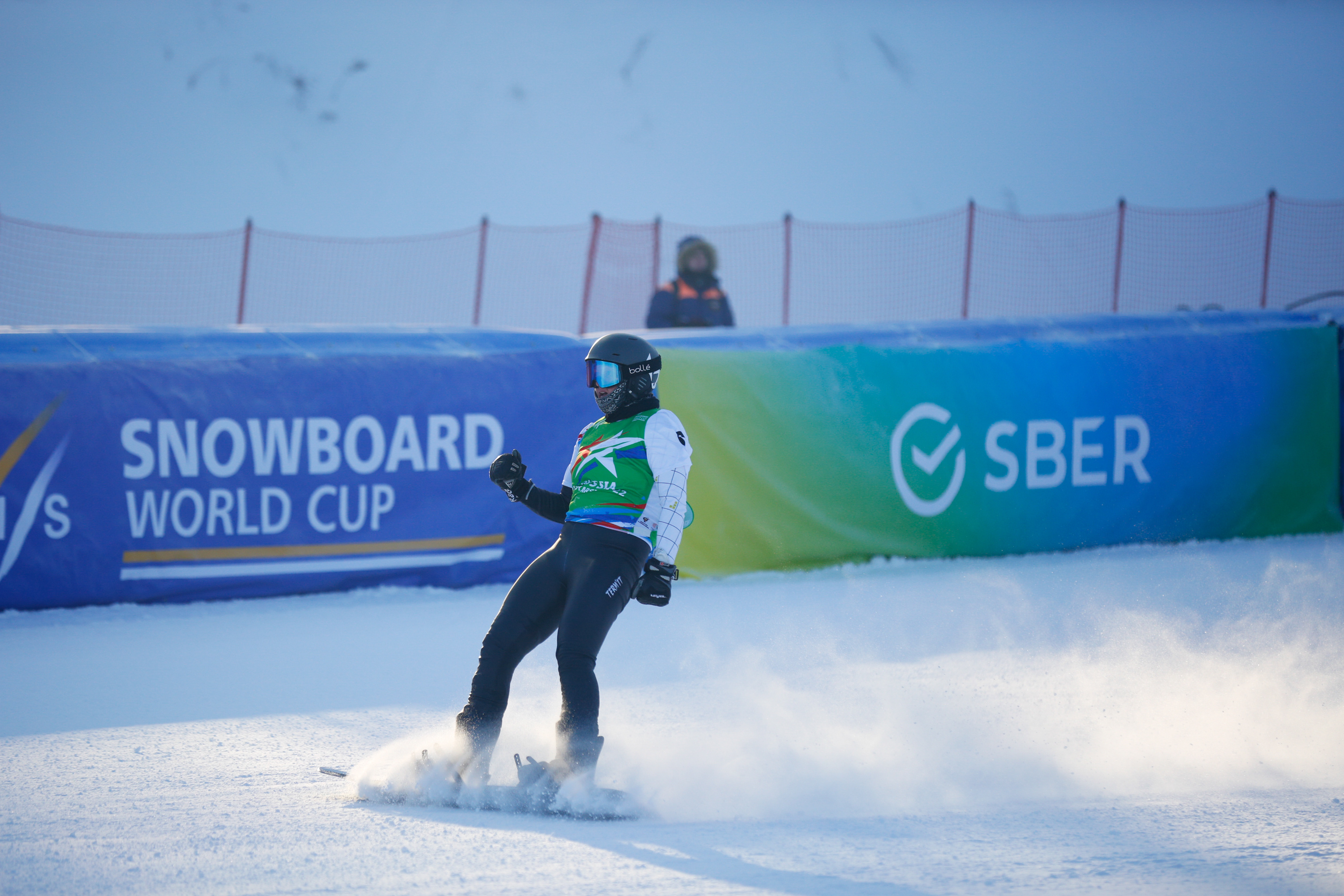 Одним из официальных партнеров этапов Кубка мира по сноуборду в Красноярске выступил Сбер