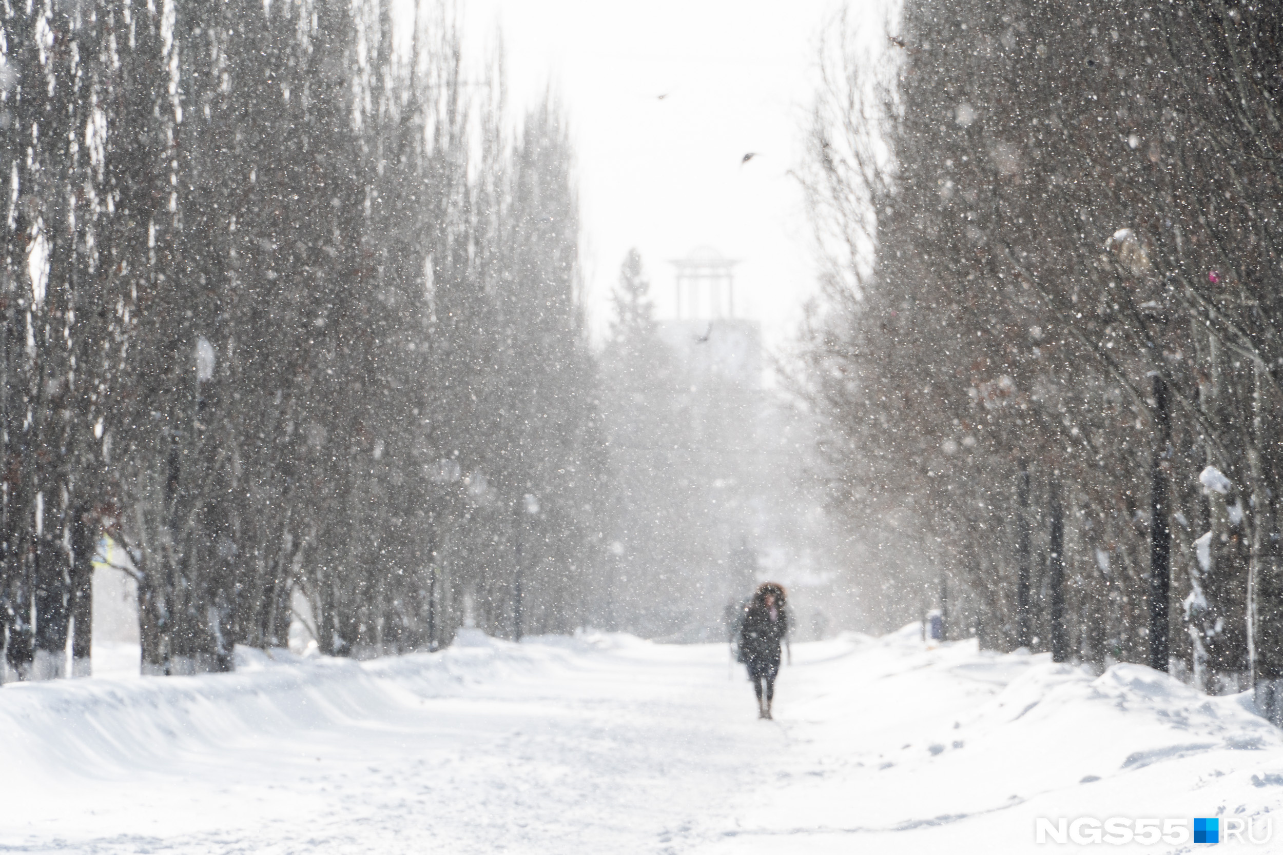 В Омской области на старый Новый год синоптики прогнозируют сильный снегопад