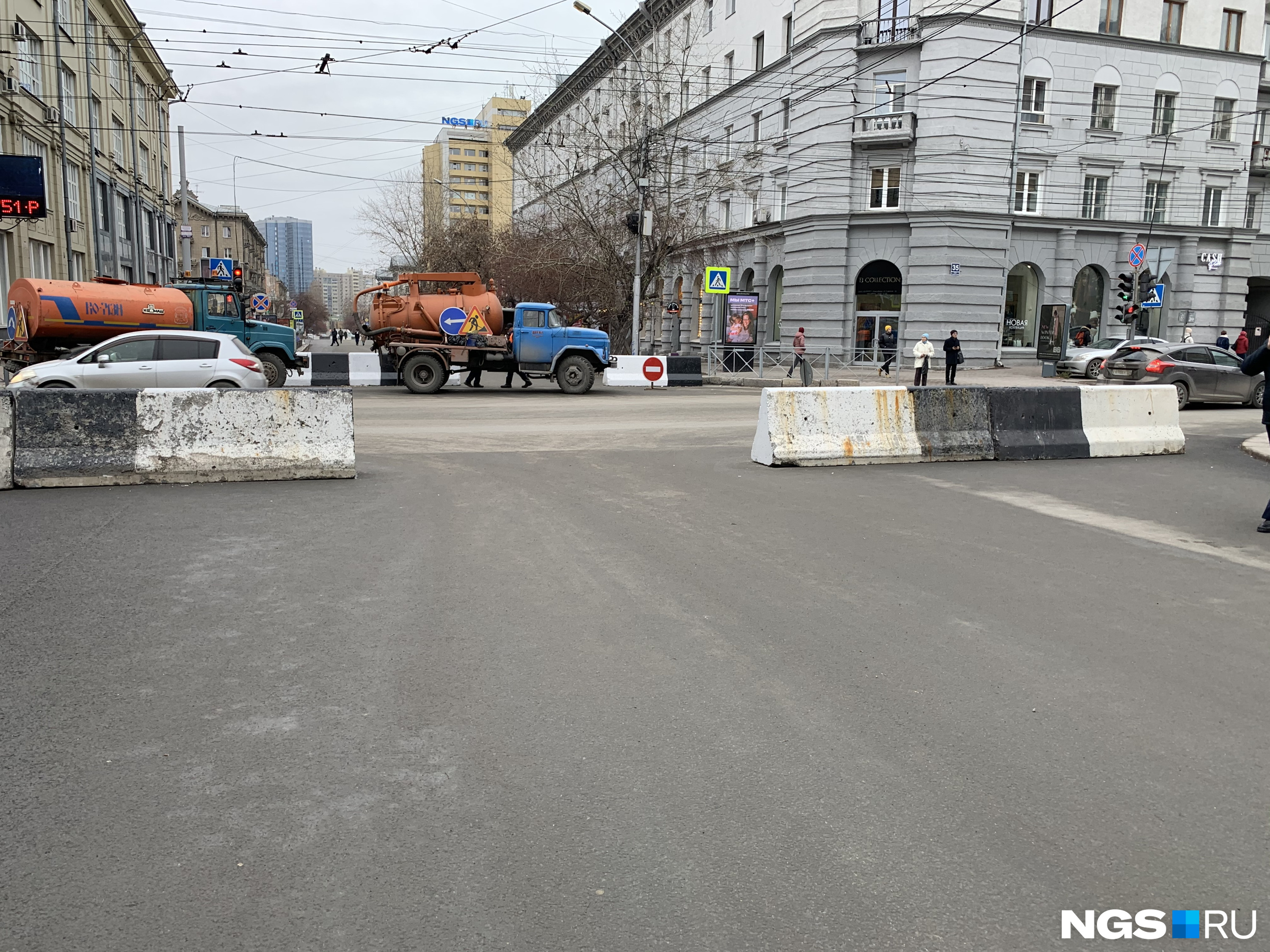 Перекрыт ленинский проспект