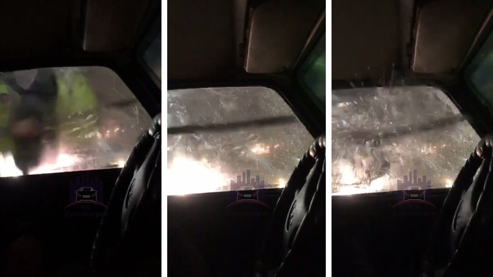Инспекторы разбили дрифтеру на ВАЗе окно за отказ выходить из авто