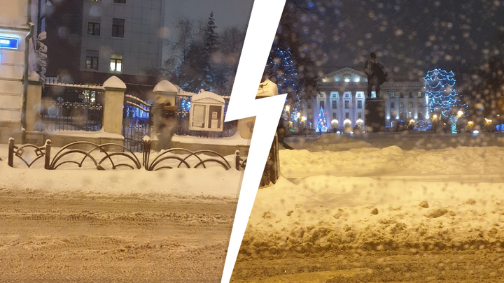 Буксуют машины и грустят пешеходы: делимся фото и историями, как Тюмень (не)чистят от снега