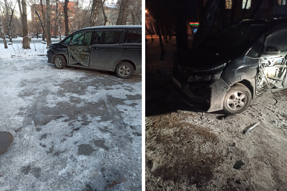 В Новосибирске Cadillac протаранил легковушку и скрылся с места ДТП — пострадавший ищет свидетелей