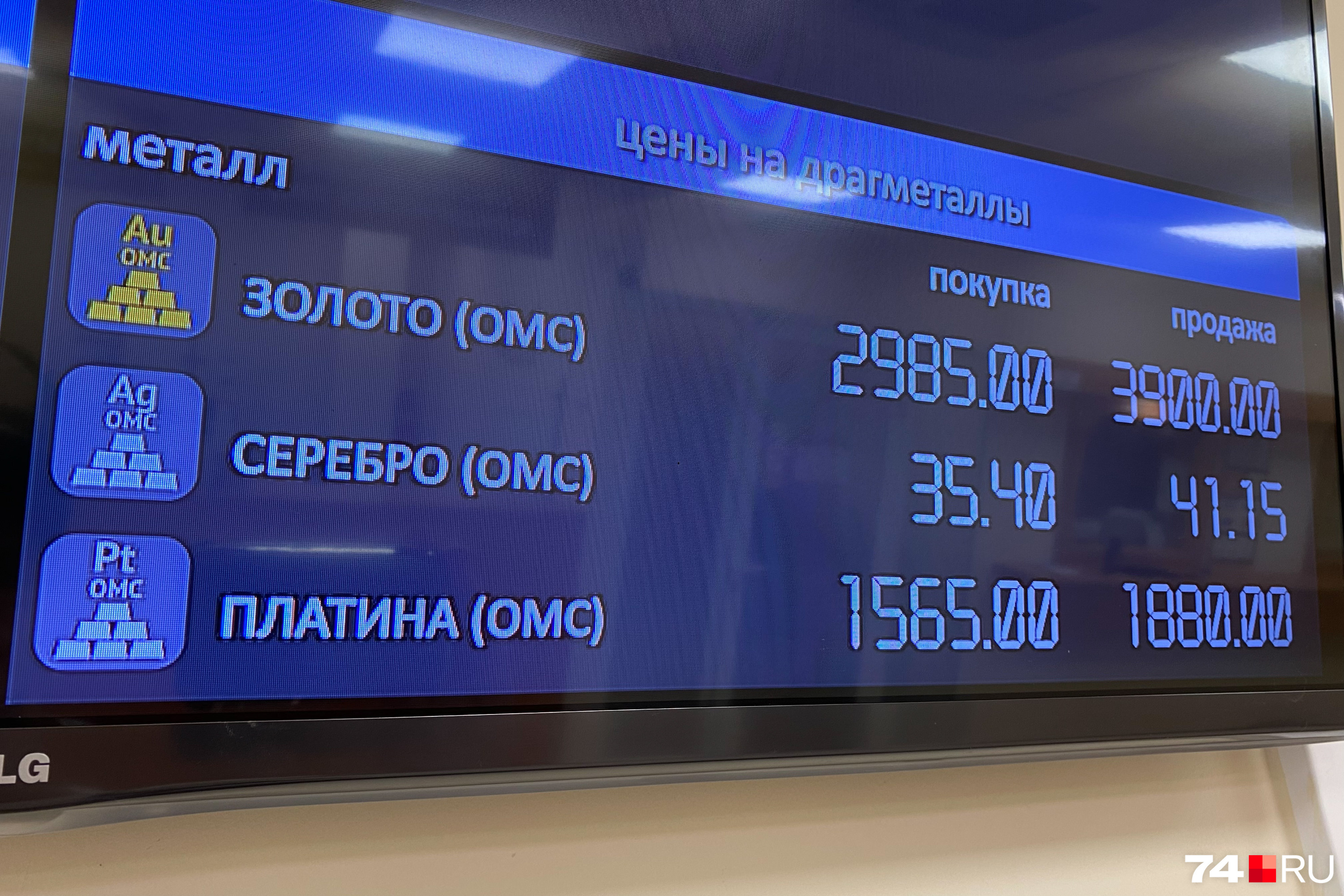 Если в марте банк покупал золото по 5 с лишним тысяч рублей за грамм, то сейчас курс упал до трех тысяч