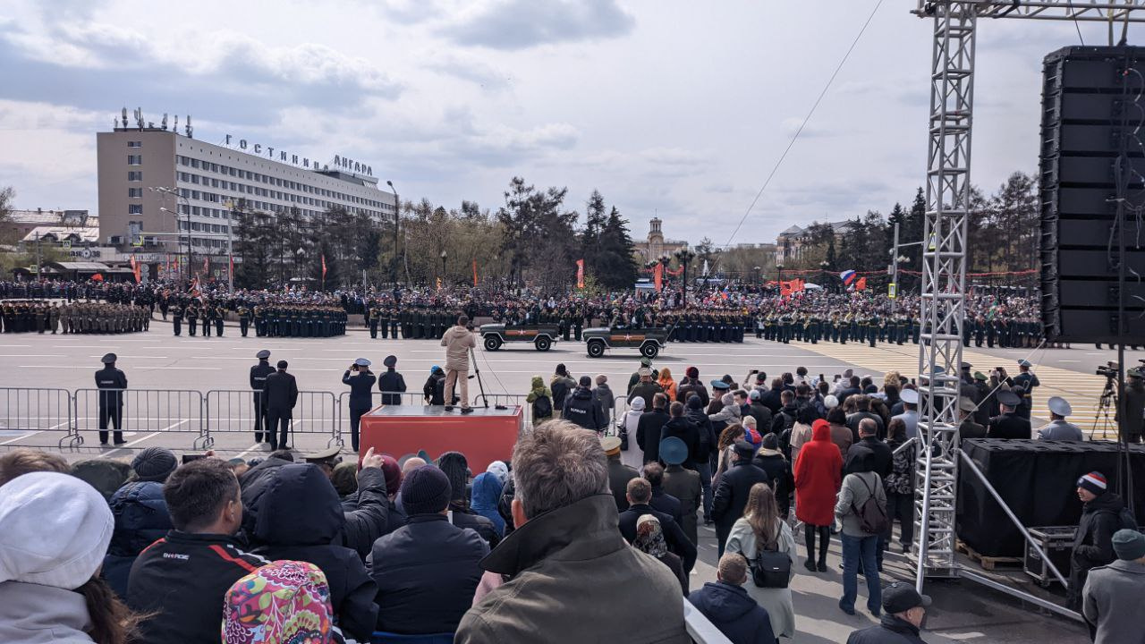 Фото парад 9 мая иркутск