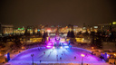 В Новосибирске открыли скандальный каток: фоторепортаж, где можно полюбоваться льдом сверху