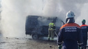 В Сальске из-за взрыва газового баллона сгорела «Газель». Пострадали два человека