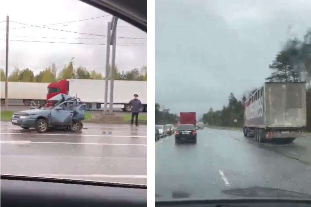 Дтп в янино дети попали под фуру