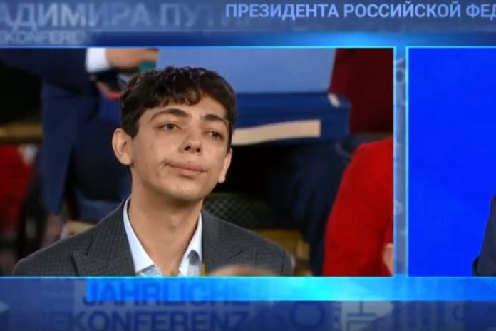 Тоболяк задает вопрос президенту страны Тоболяк задает вопрос президенту страны