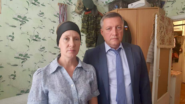 Кобзев посетил мать погибшего на Украине военнослужащего из Иркутска