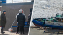 Люди не могут вернуться на Кегостров из Архангельска — буксиры стоят из-за ледохода