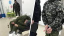 «Сломал головой стойку»: мужчины в камуфляжной форме разгромили салон оптики — видео инцидента