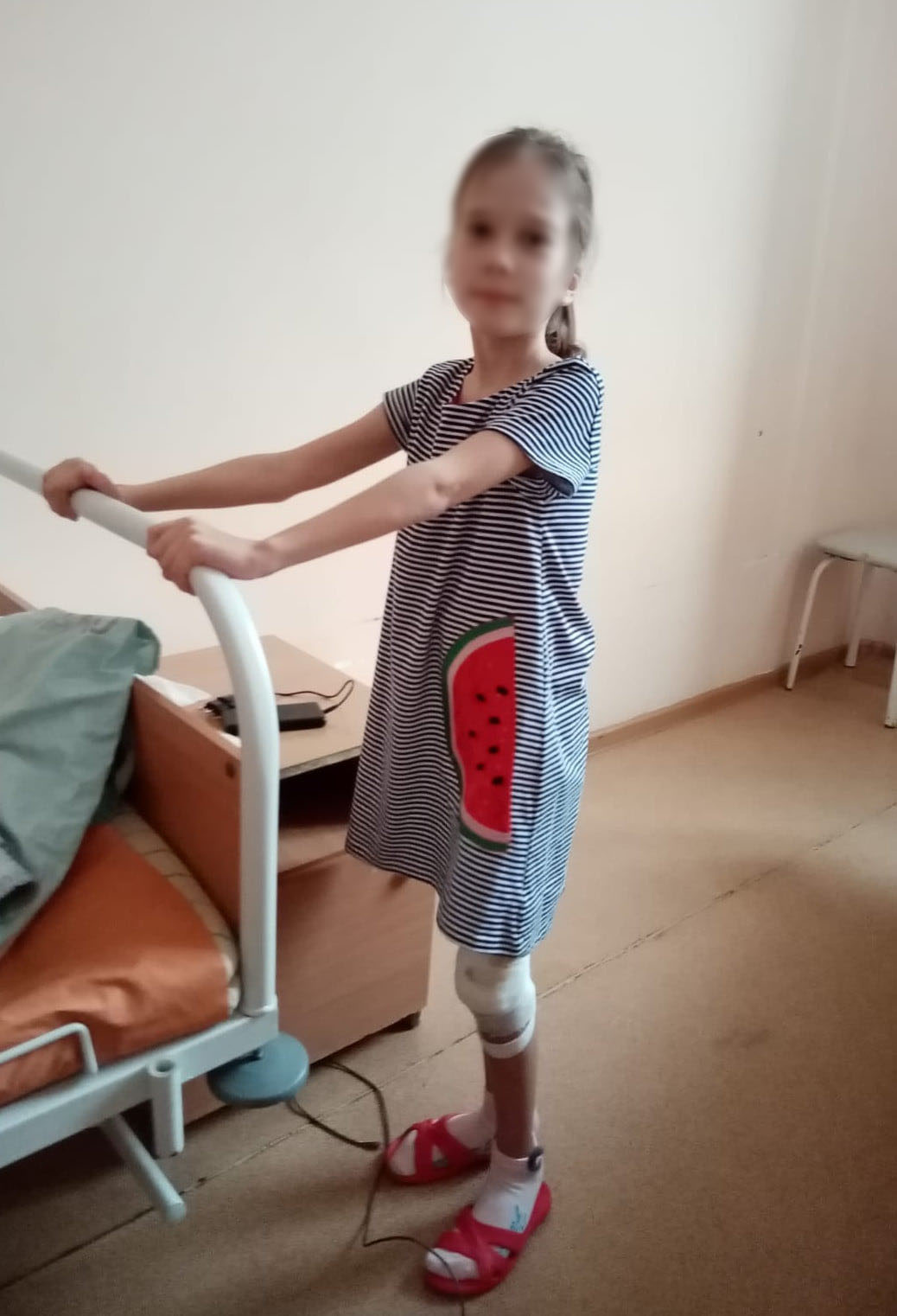 Девочка практически полностью восстановилась Девочка практически полностью восстановилась