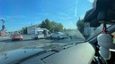 В Ярославле на крупном перекрестке легковушка влетела в машину скорой помощи