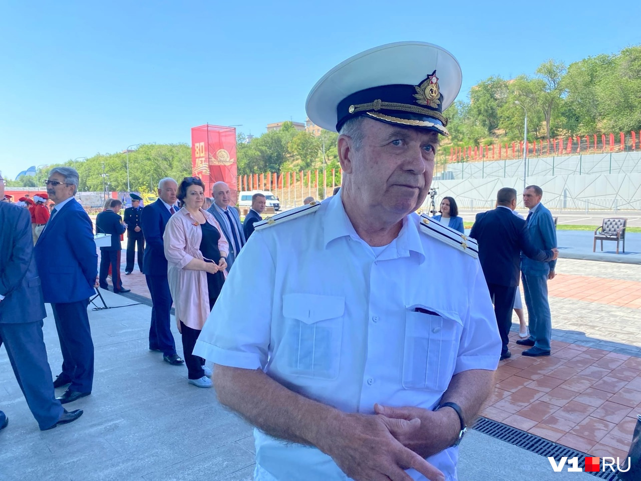 Ветераны Каспийской флотилии — почетные гости на мероприятии