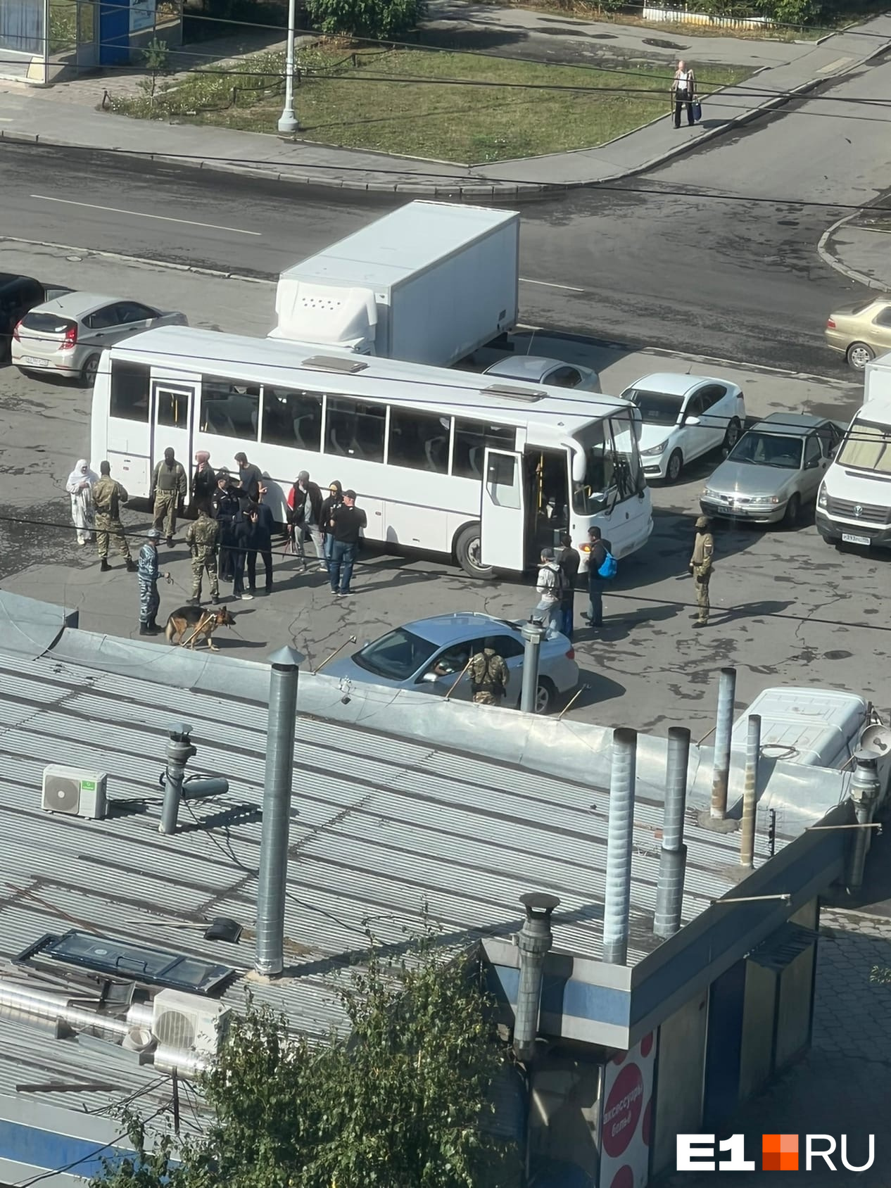 У мигрантов проверяют документы, нарушителей сажают в автобус