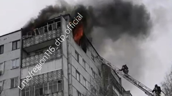 Квартира выгорела полностью: появились подробности взрыва газа в казанской многоэтажке