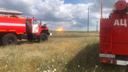 На юге Челябинской области вспыхнул газопровод. Смотрим эпичное видео