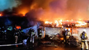 В Ростове загорелись склады с углем, бумагой и древесиной