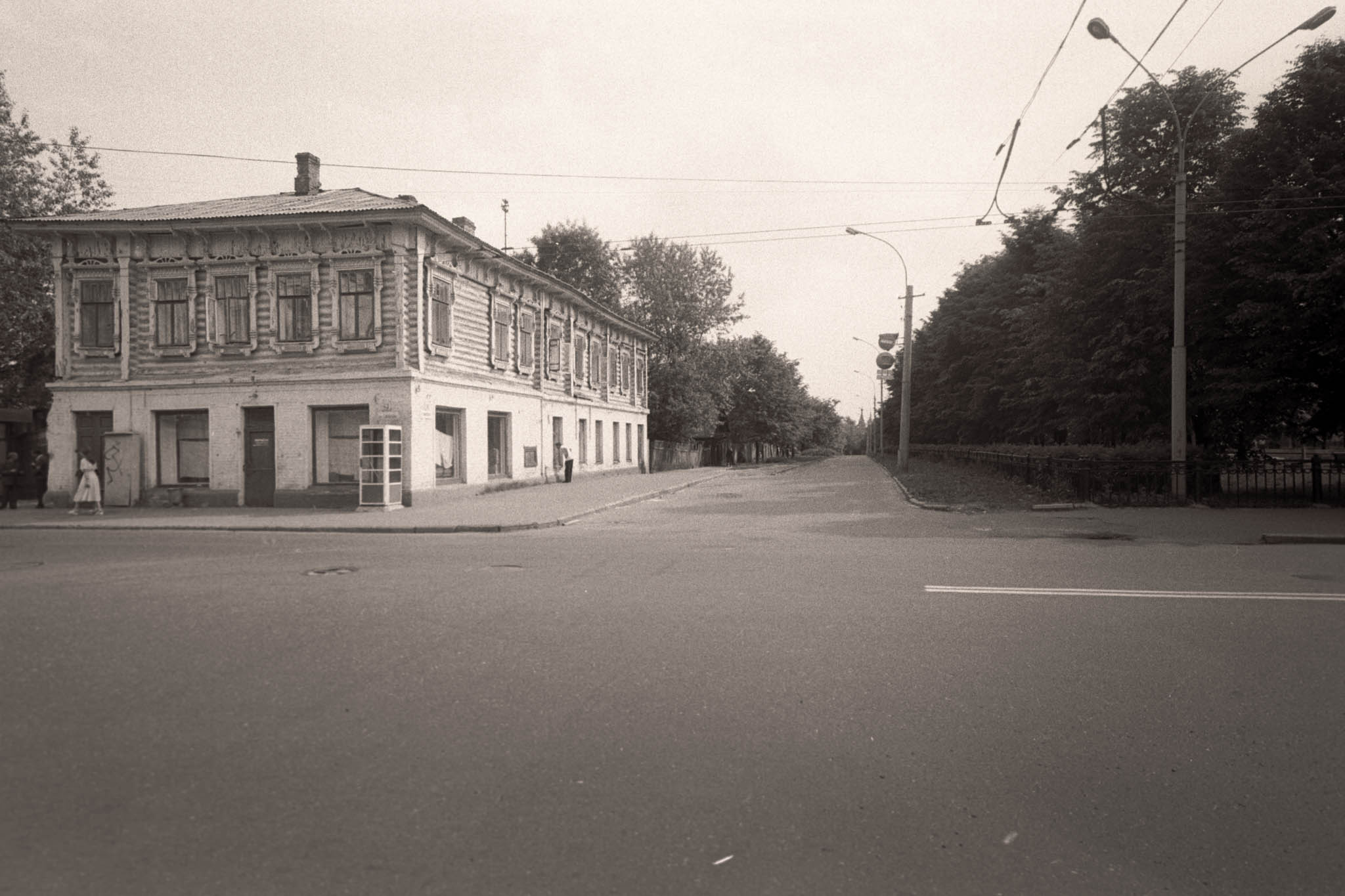 Вид на исторический дом, 1981 год