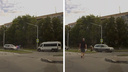 Nissan снес двух женщин на пешеходном переходе — видео с моментом ДТП из Кольцова