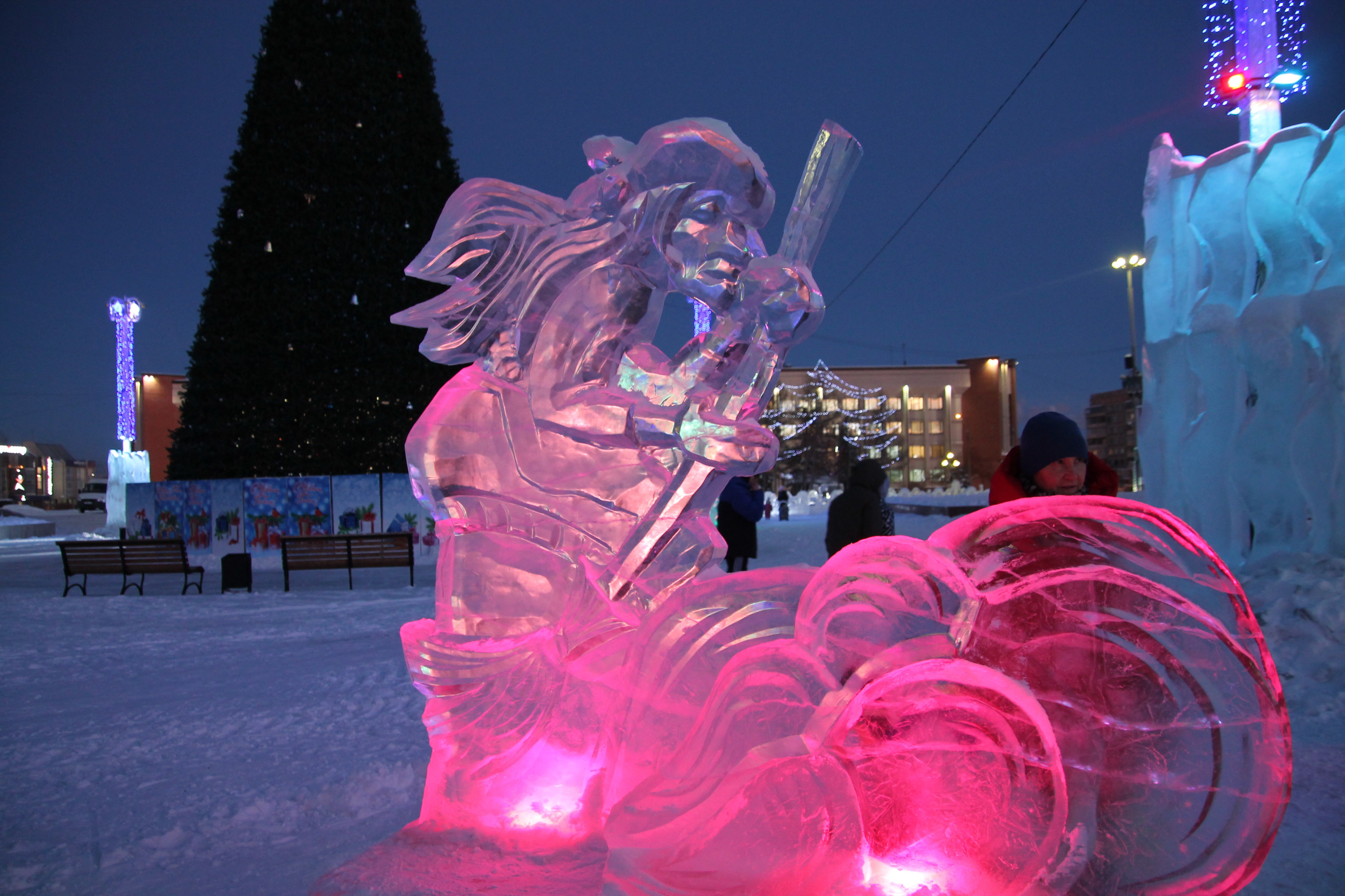 День города верхняя пышма 2024 какого. Открытие ледового городка Копейск 2023.